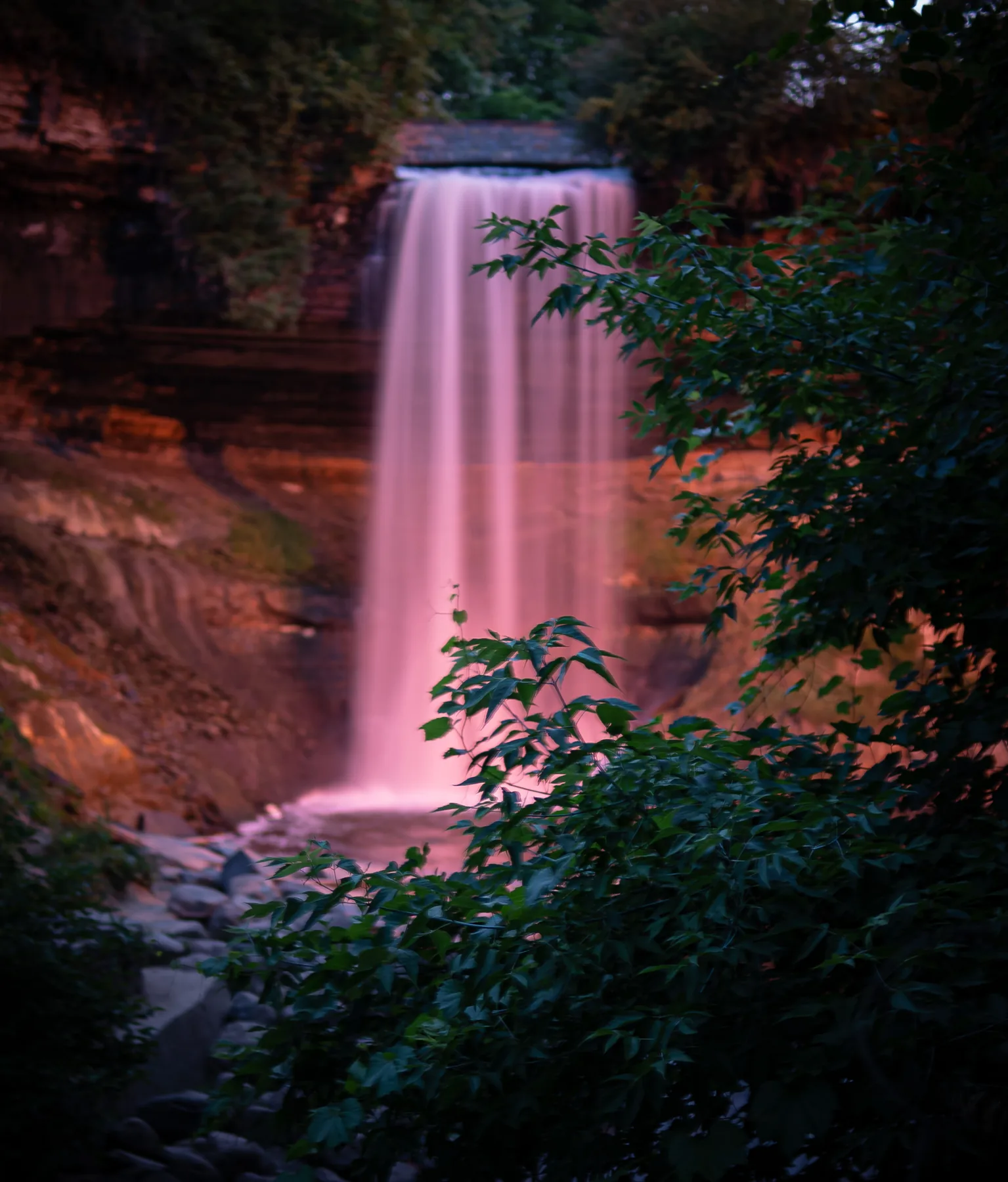 Falls, the cliff lets go, by Bryan Korth