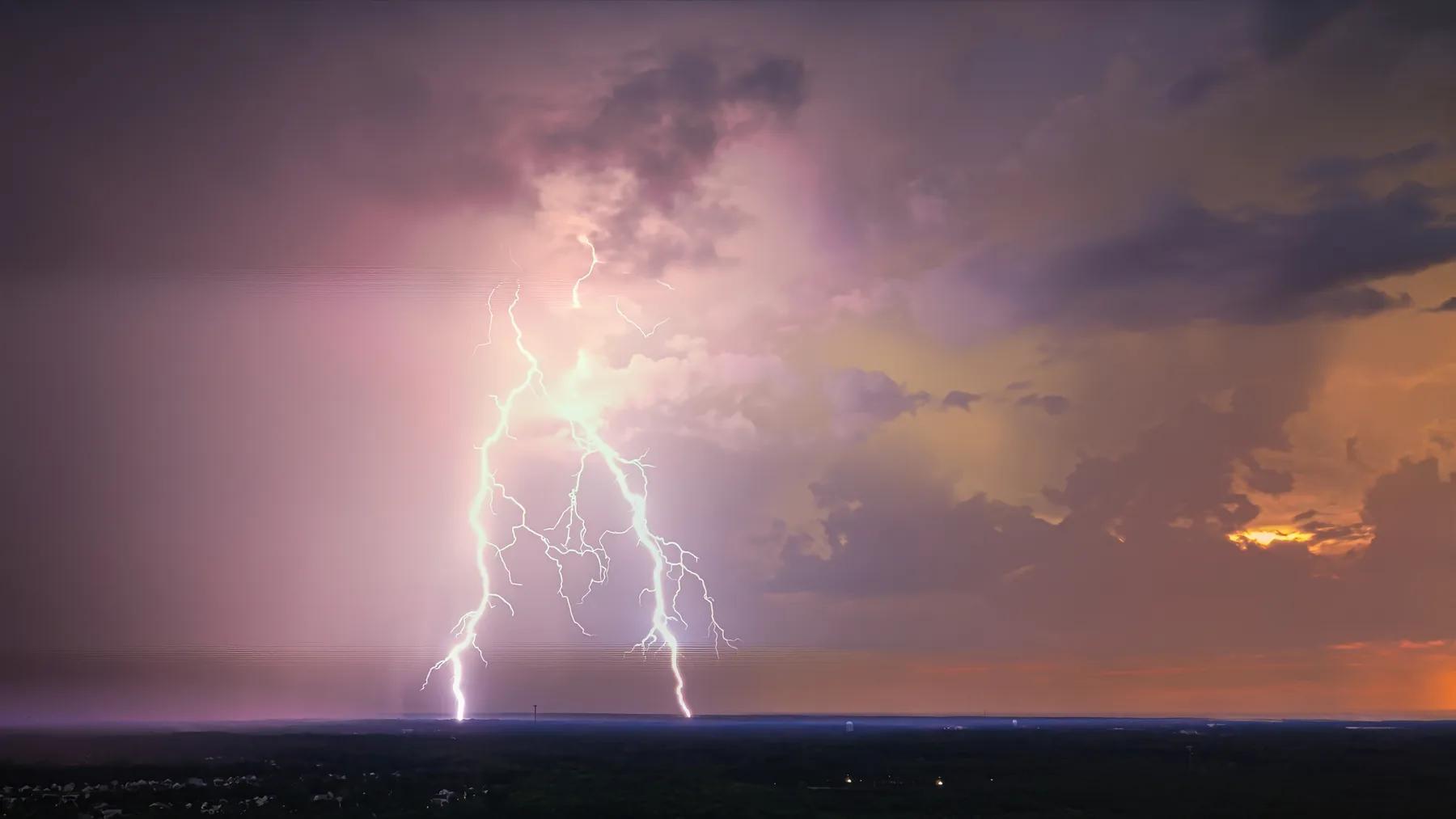 Afterglow, the storm signs off, by Bryan Korth