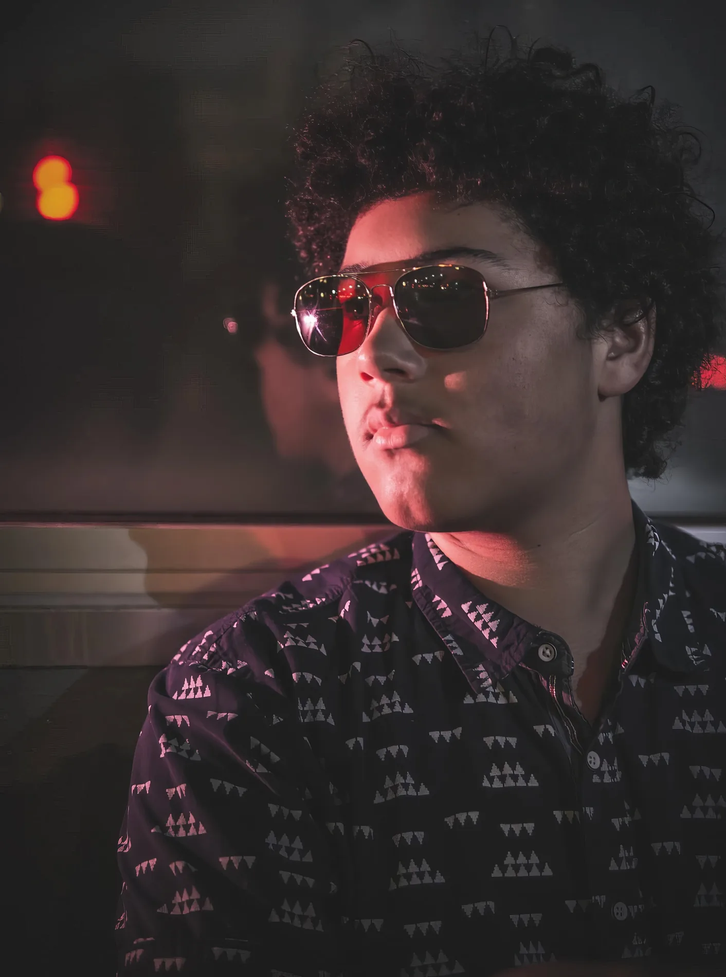 After Hours, red light, low mood, by Bryan Korth